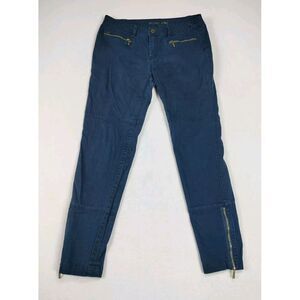Michael Kors Women's Pants Black Skinny‎ Slim Ankle Bikercore Bikelife Edgy Punk